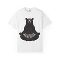 Meditating Bear T-Shirt | Zen Bear Illustration, Forest Plaid Pants