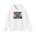 80s Retro Loading Graphic Hoodie | Cassette, Boombox, Rubik's Cube
