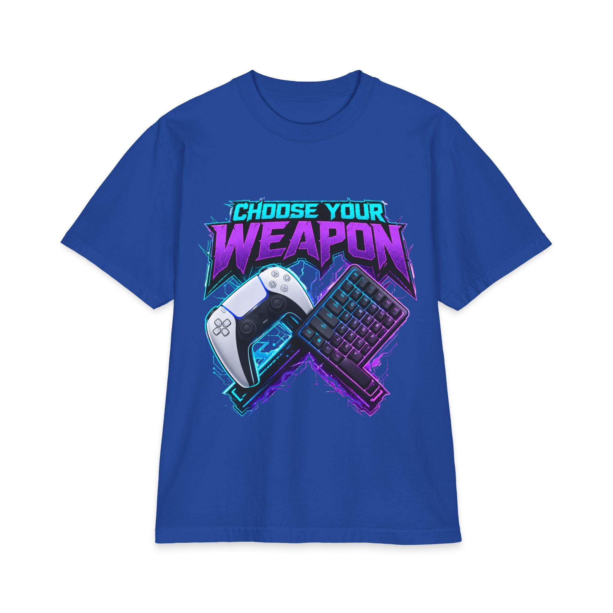 Choose Your Weapon controller and keyboard T-Shirt | Gamer graphic tee