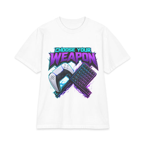 Choose Your Weapon controller and keyboard T-Shirt | Gamer graphic tee