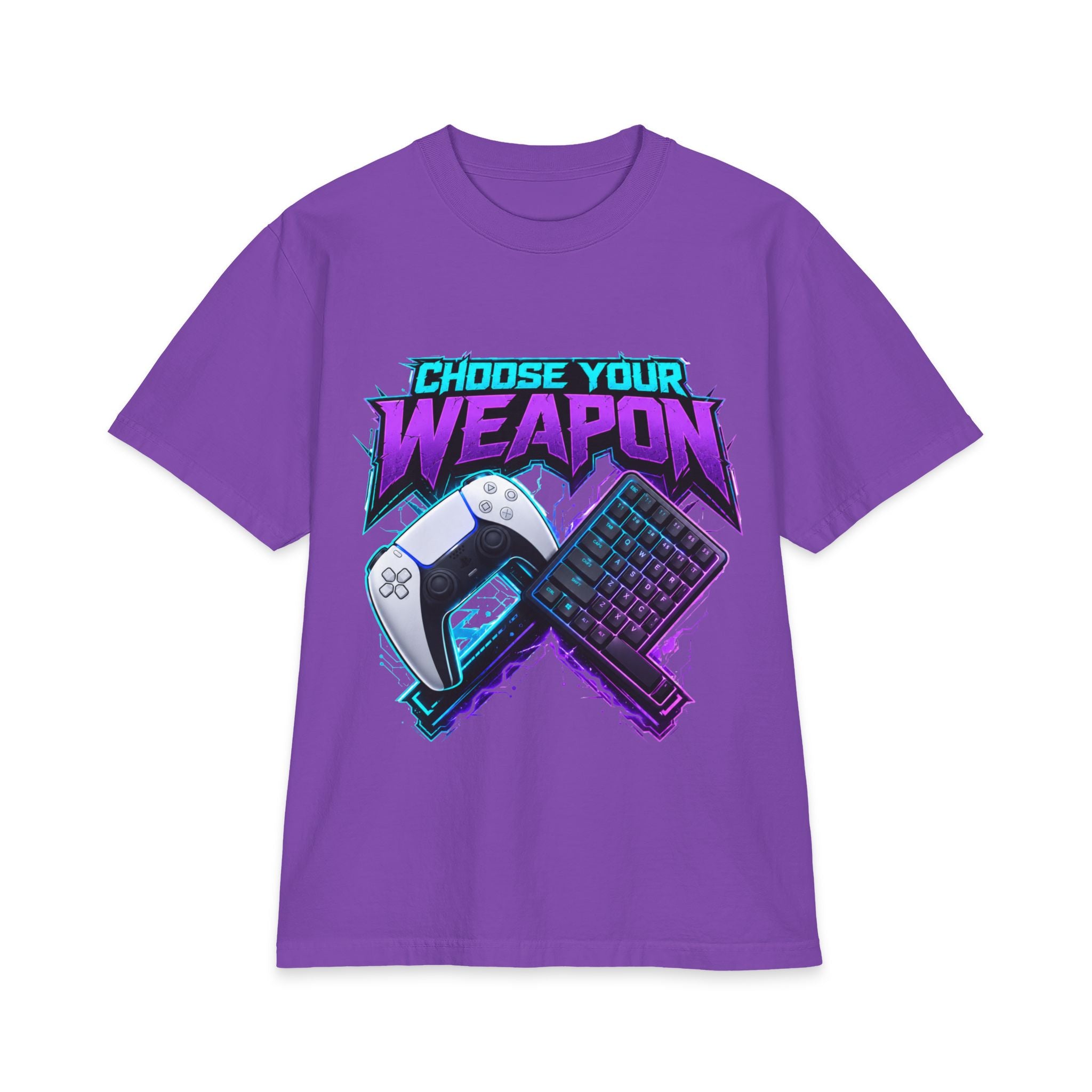 Choose Your Weapon controller and keyboard T-Shirt | Gamer graphic tee